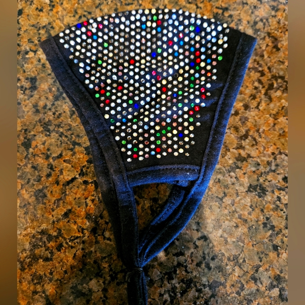 Sequin face mask
